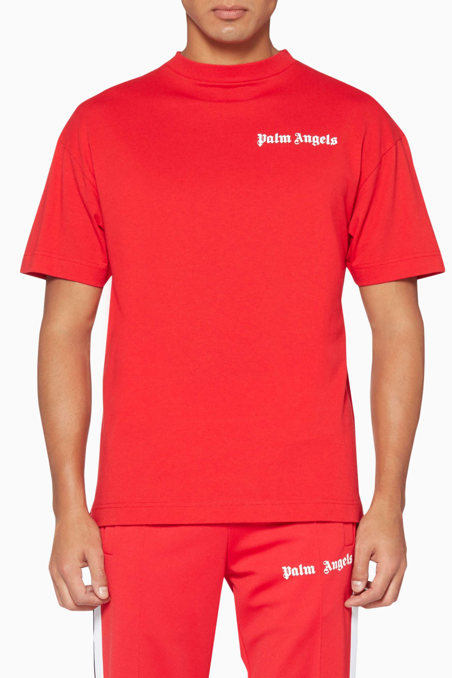 palm angels shirt red