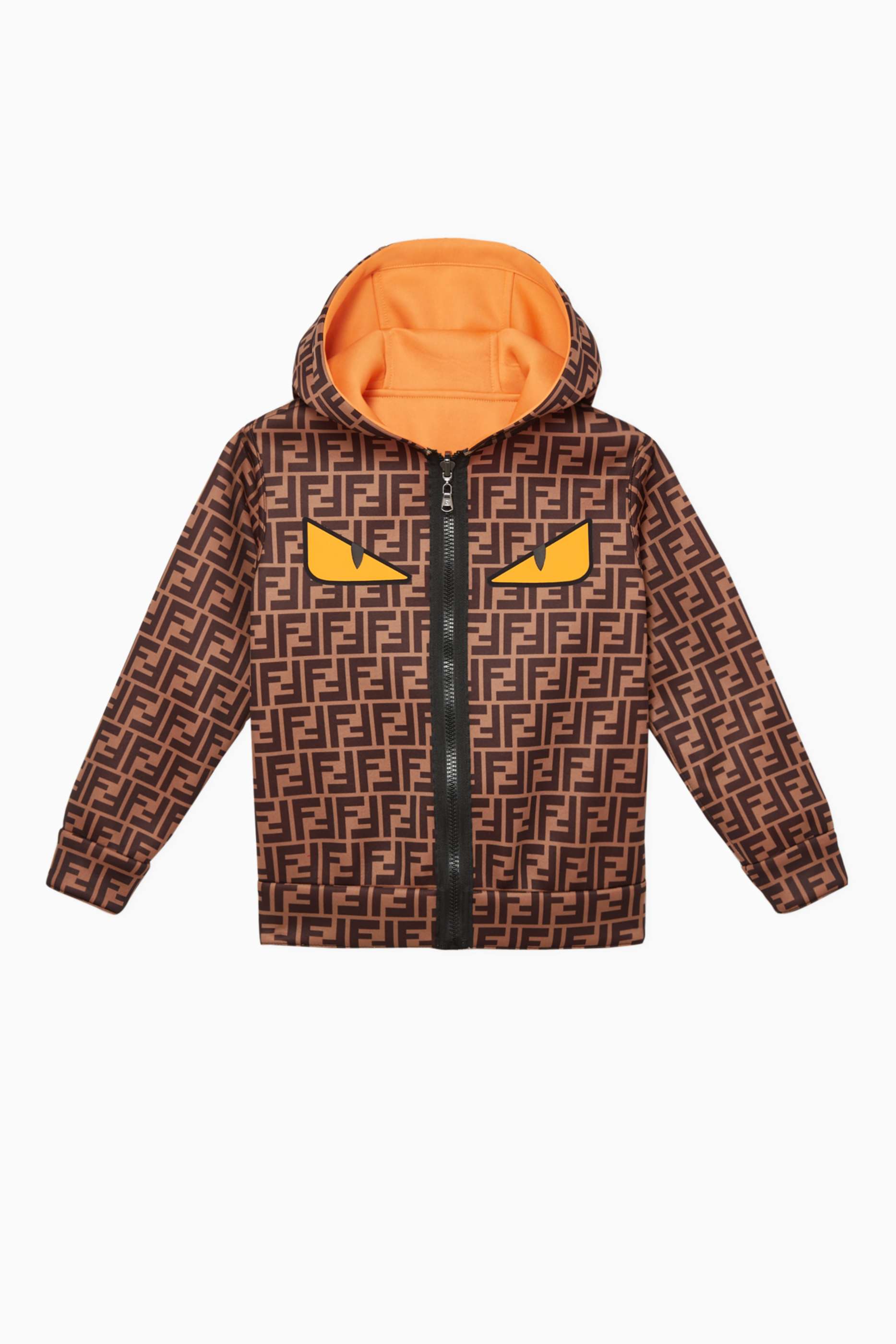 orange fendi monster jacket